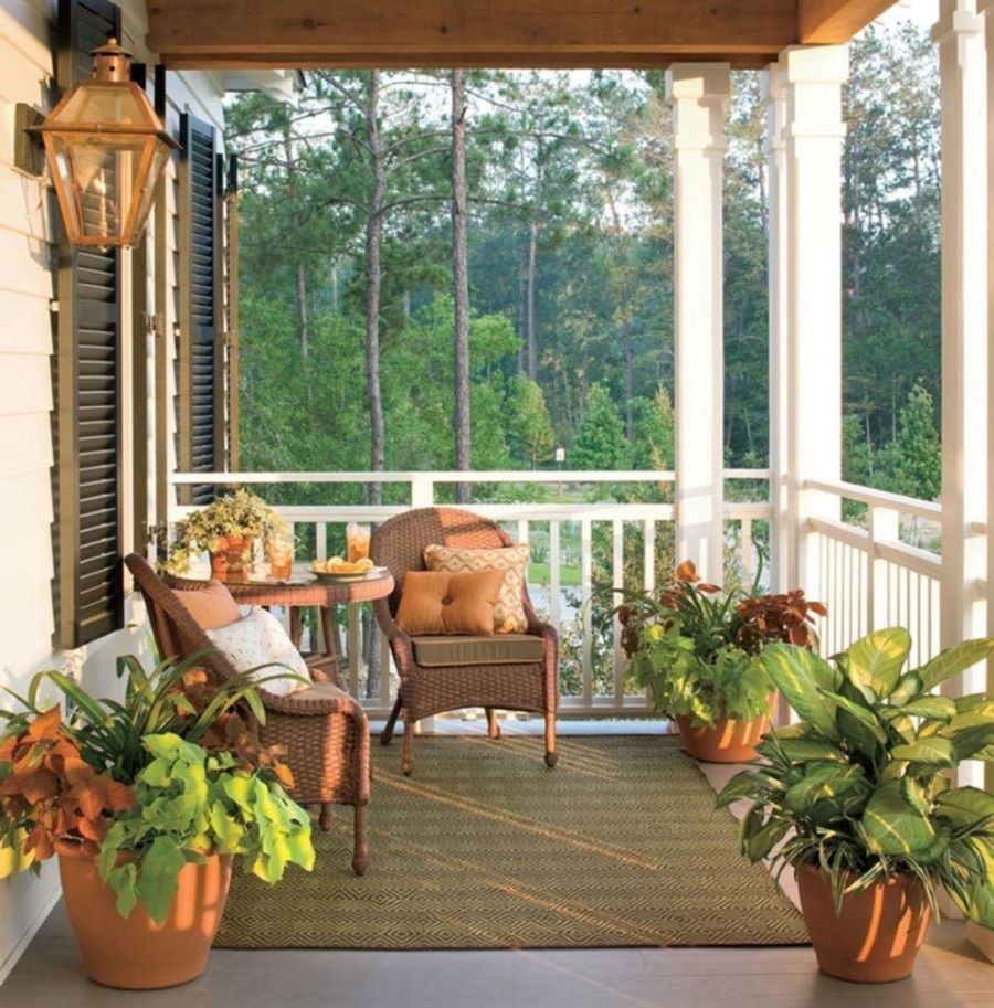 Biophilic design porch