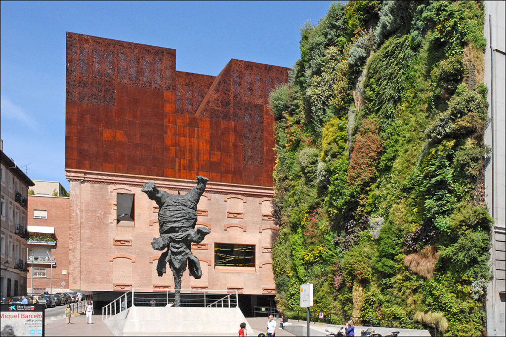 Vertical gardens Caiax Forum Madrid