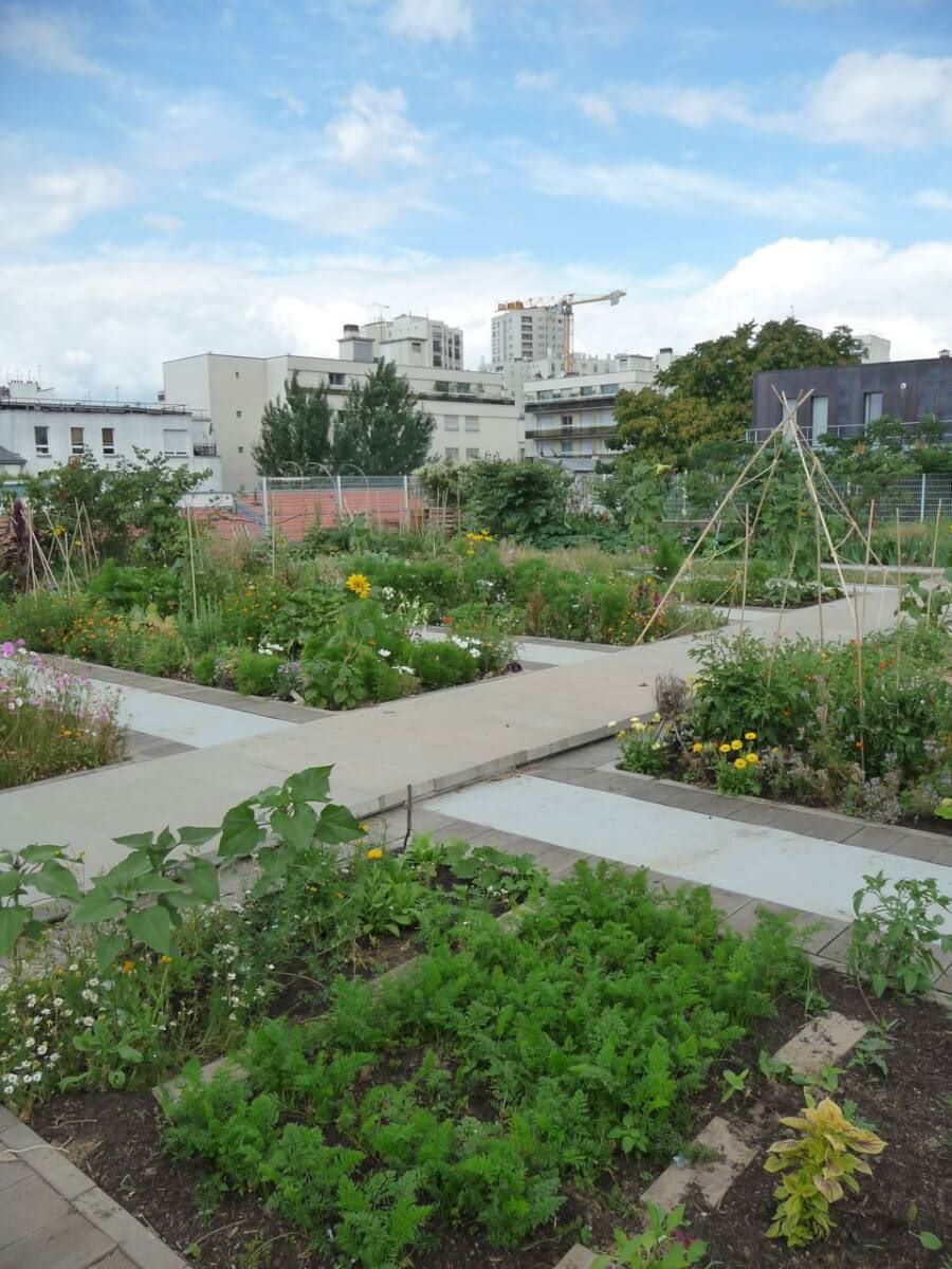 Roof gardens paris