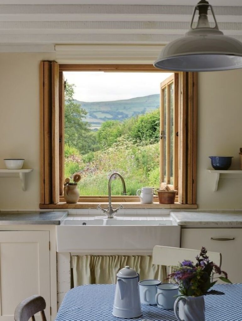 Nature views for kitchen windows 