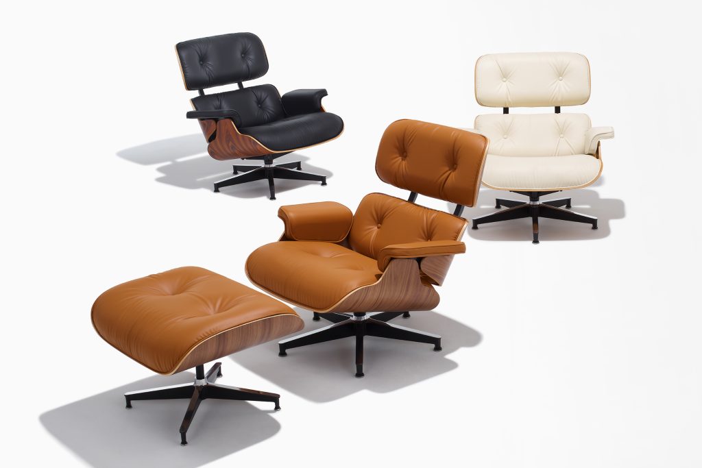 Eames Lounge and ottoman healthy materials